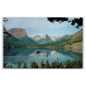 Curley Bear St Mary Lake Glacier National Park Postcard